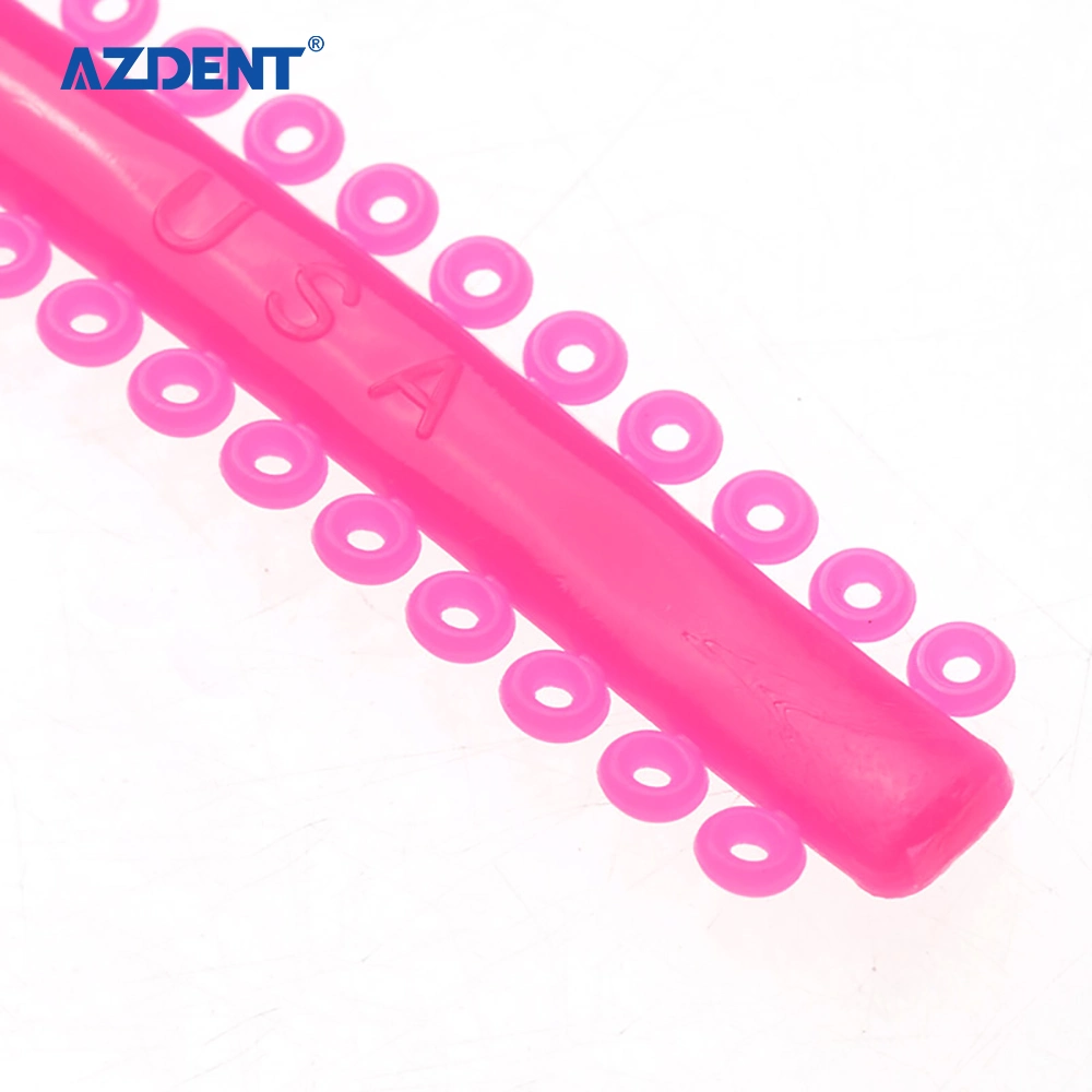 Azdent Dental Mixed Color Strip Shaped Orthodontic Ligature Tie 1014PCS/Bag