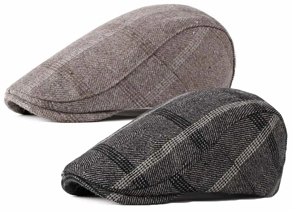 Men's Cotton Flat Cap Newsboy Hat