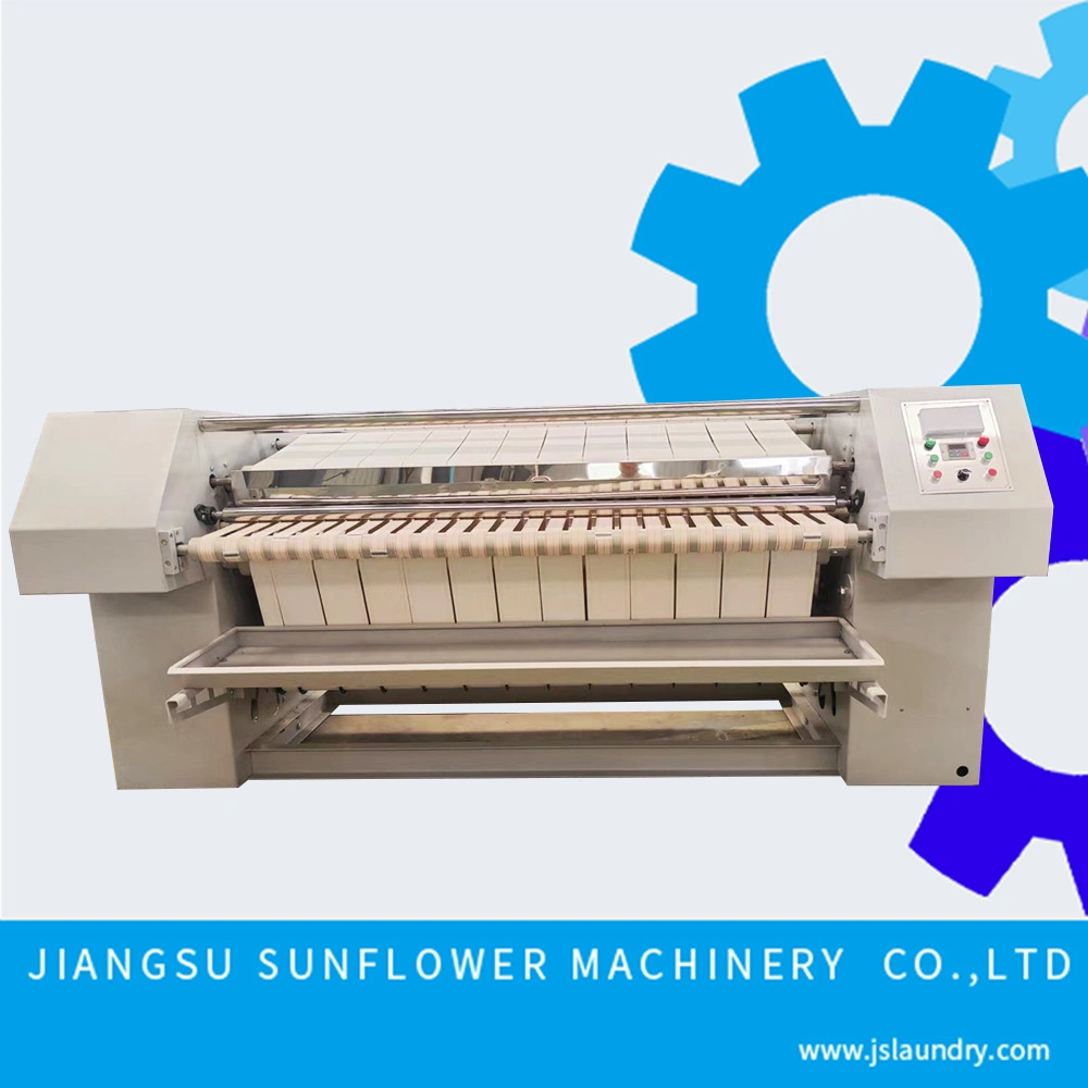 Natural Gas Electricity Heated Hotel Hospital Bedsheet Table Cover Flatwork Ironer Ironing Machine Calender Rollers Machine