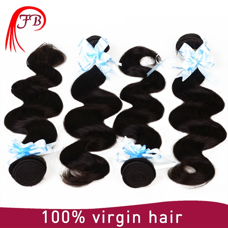 Chinese Wholesale/Supplier Distributors Hair Weavon, Body Wave Natural Color Braiding Hair Extension