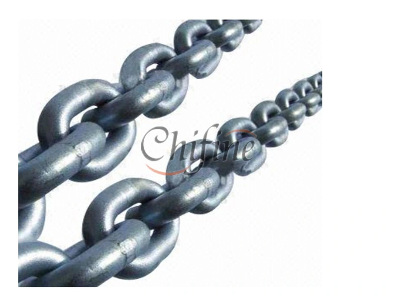 Three Ring Round Mining Link Chain