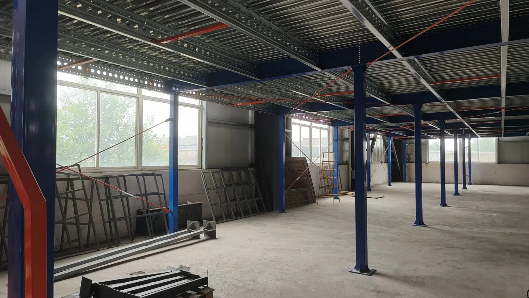 Heavy Duty Warehouse Storage Steel Flush Mezzanine Floor with High quality/High cost performance  in China