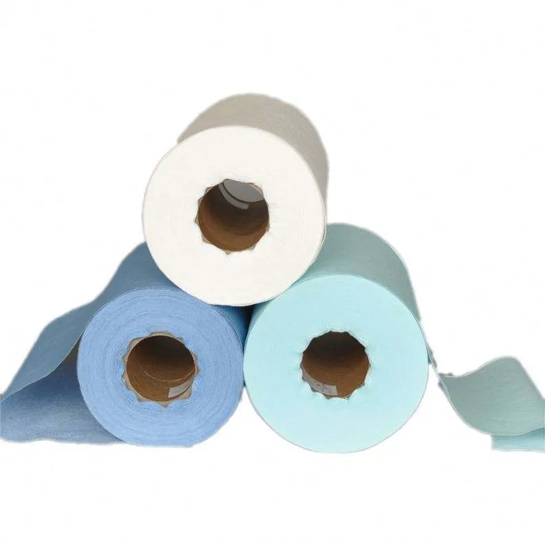 Non Woven Polyester Roll Wiper Fabric Clean Paper