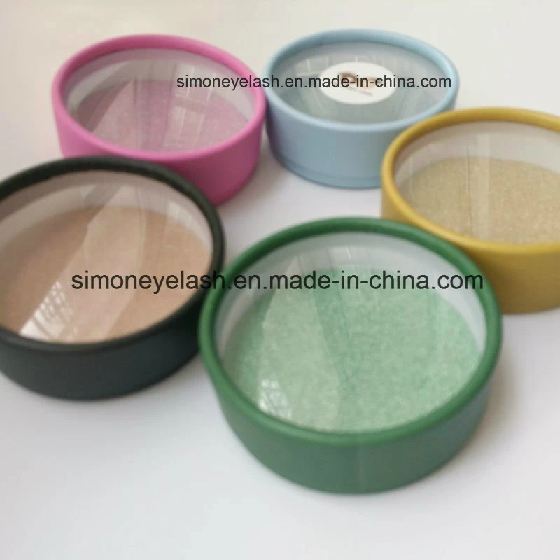 Cosmetic Box Packaging Beauty Eyelash Box with Round Window