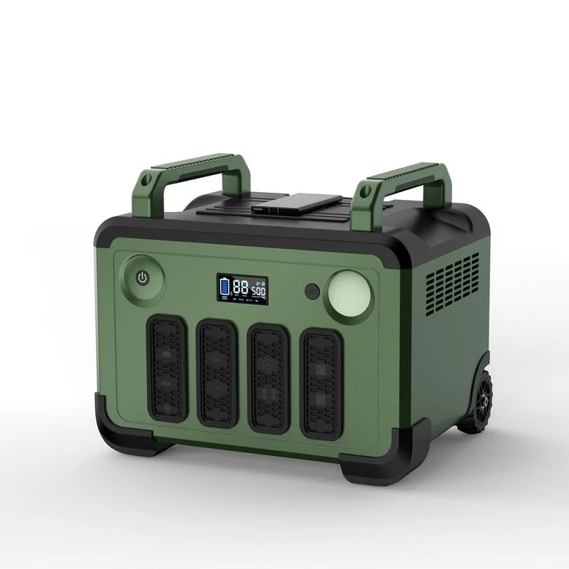 Portable Power Station 1500wh 3000wh Solar Generator Alternative with DC AC and USB Outputs