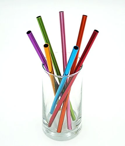 Eco Food Grade Bend Flexible Metal Resuable Drinking Straws