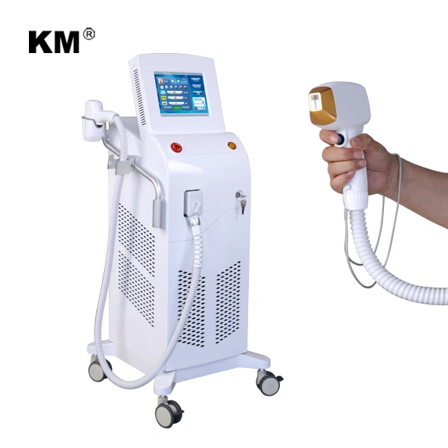 Kemei Hot Sale Painless Permanent 808 Diode Laser Portable/ 808 Diode Laser Hair Removal Equipment with Ce ISO