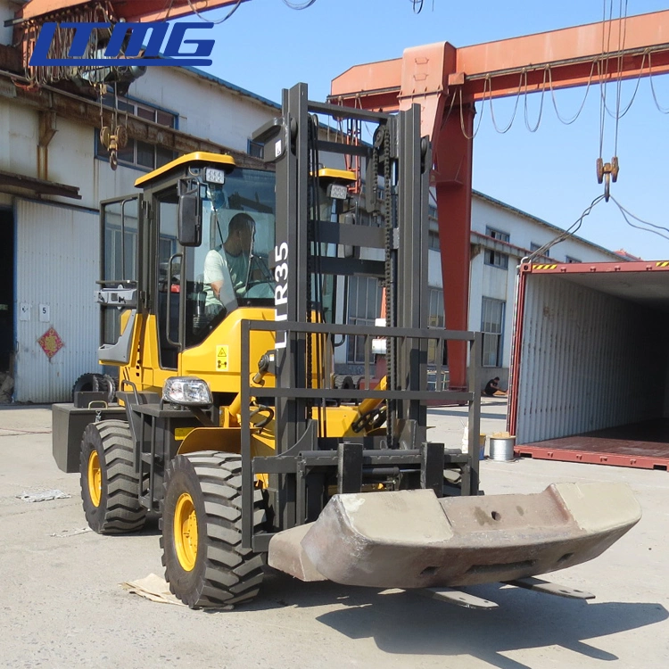 Ltmg 3ton 3.5ton 4ton 5ton All Terrain Forklift with ISO CE Approval