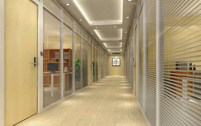 Low Cost Glass Partition Office Partition Simple Design Aluminum 4.5 Profile Series for Office Partition