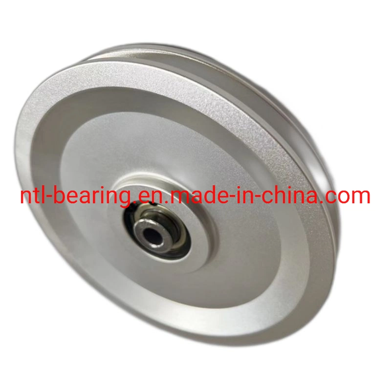 Factory Pulley Wheel 1000kg Heavy Load 158mm Size Aluminum Pulleys for Pulley System Gym