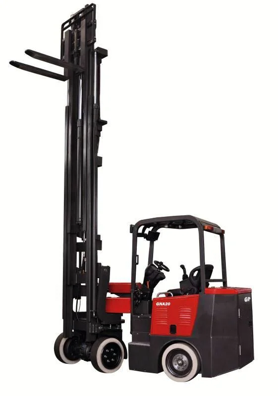 Gna Forklift 2.0 Ton 12.5m Lifting Height Electric Articulated Forklift for Narrow Aisle