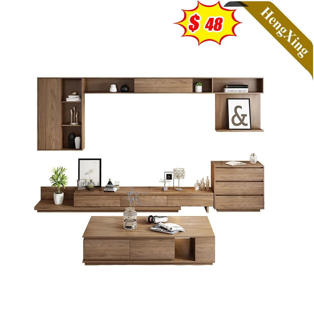 Promotion Luxury Stylish Nordic Simple TV Cabinet Coffee Table Combination Set Living Room