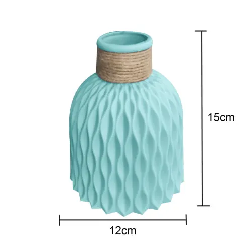 Simple Elegant Design Pink Blue Porcelain Ceramic Vase