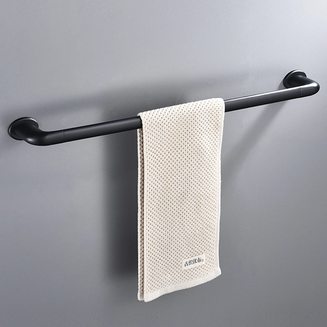 Wall Mounted Bathroom Accessories Tissue Paper Roller Brass Matt Black Paper Holder (NC6581-MB)