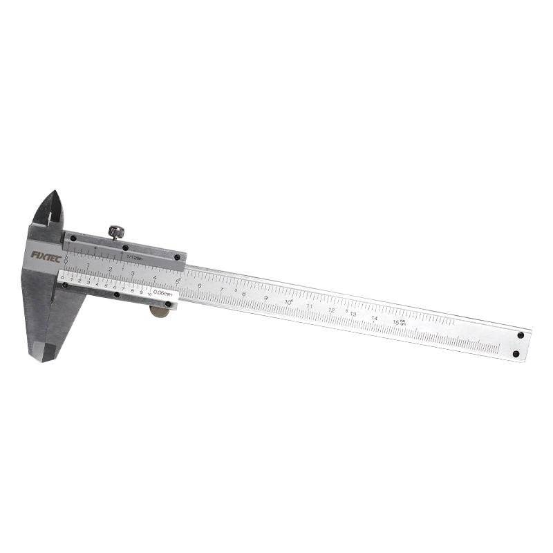 Fixtec High quality/High cost performance Carbon Steel 0-150mm Long Jaw Vernier Caliper Measuring Tool