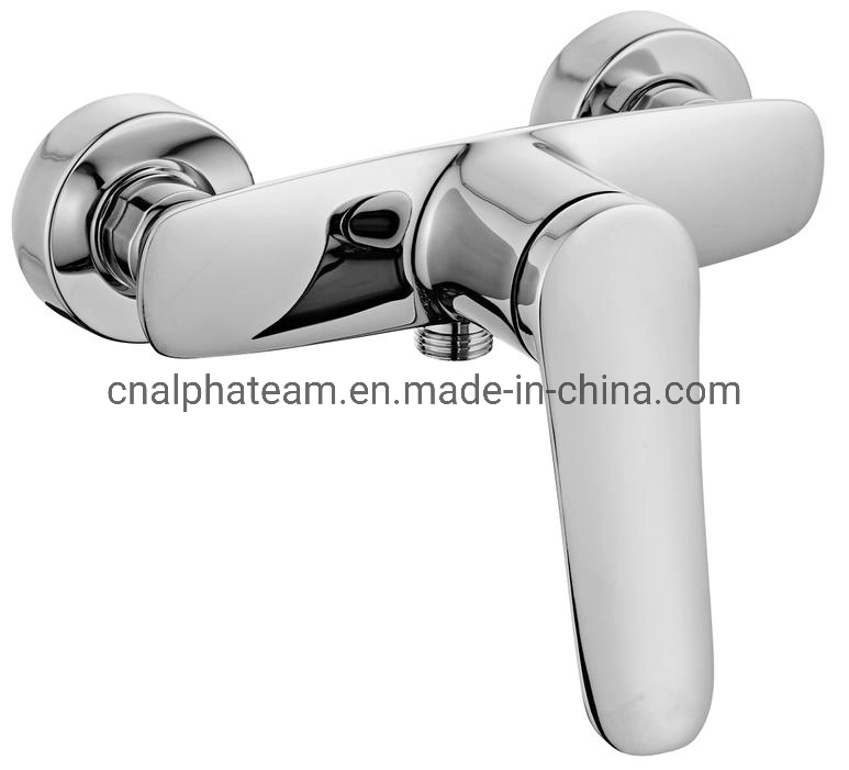 Single Lever Nickel Brushed Shower Mixer