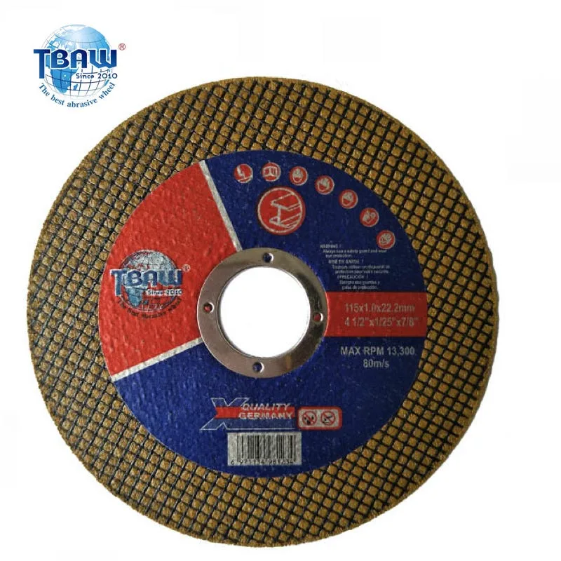 Hot Sale Original Factory 115X1.0X22.2mm Economic Cutting and Grinding Disc Abrasive Cutting Wheel