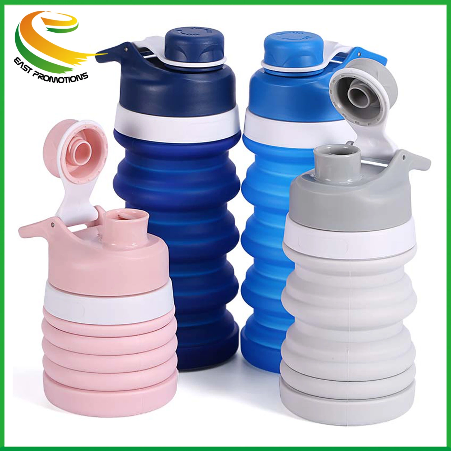 2019 New Products 480ml Plastic Drinking Folding Water Bottle