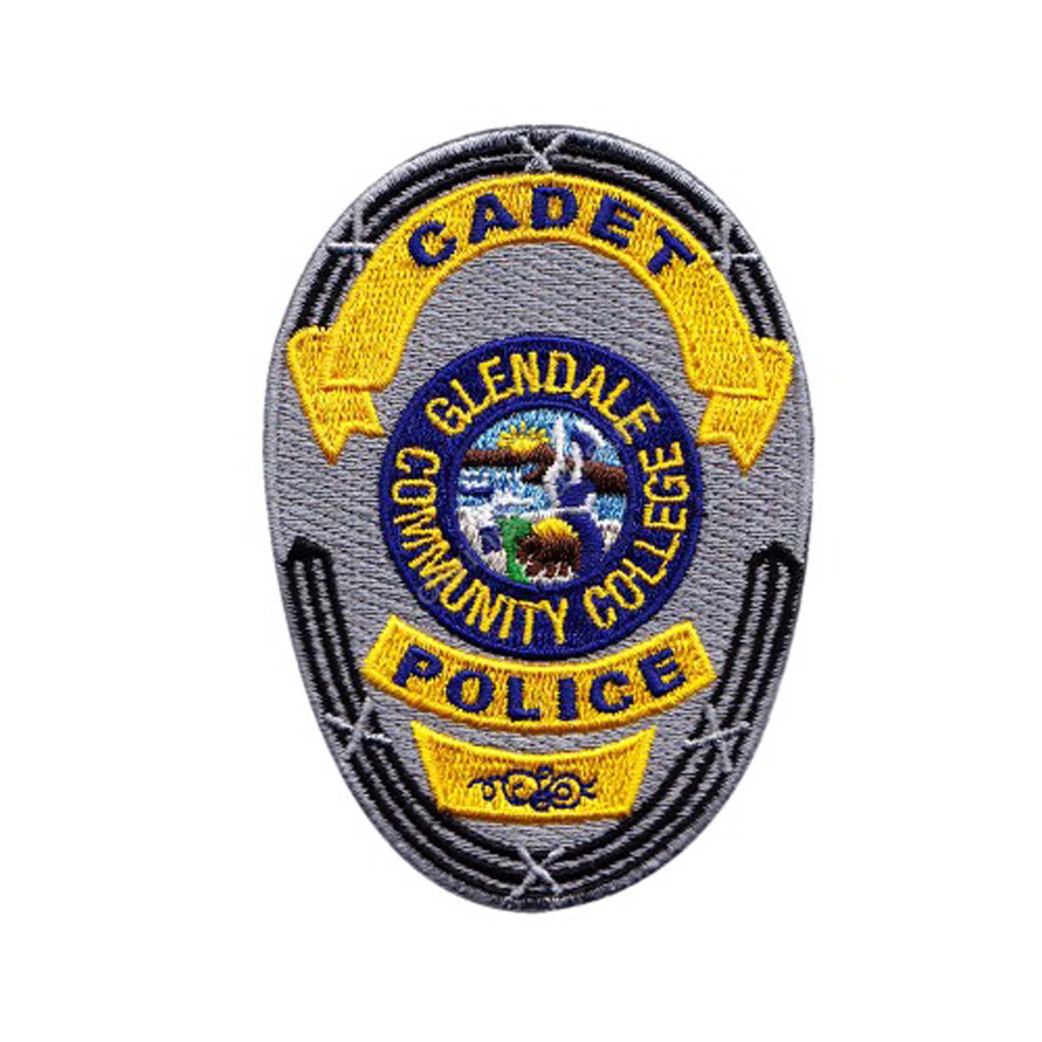 Custom Police Woven Emblem Embroidery Applique for Promotion