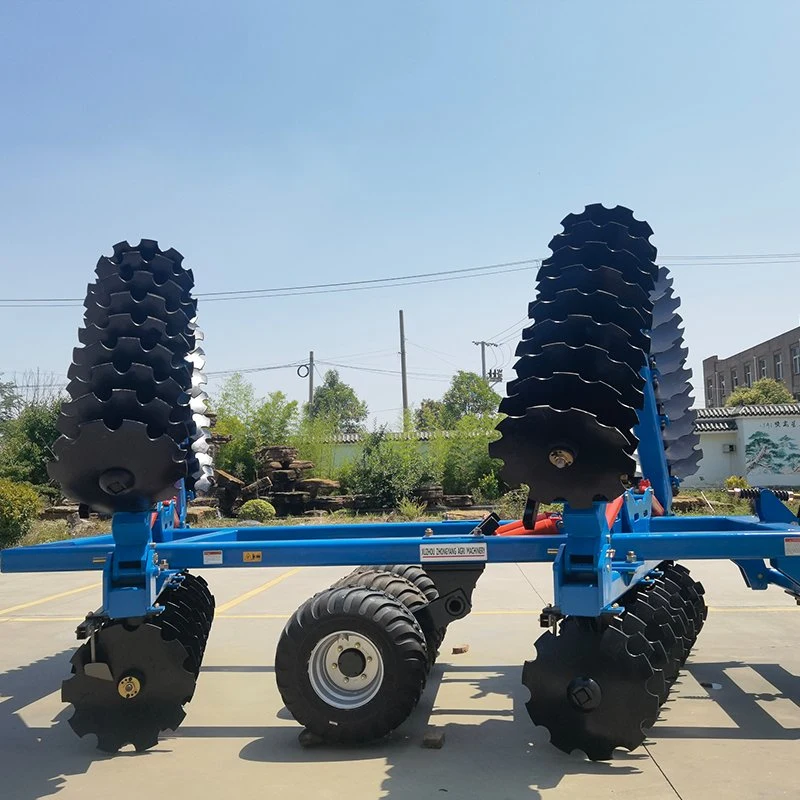 Agricultural Equipment Heavy Duty 120HP Tractor Mounted 36PCS Disc Harrow for Sale