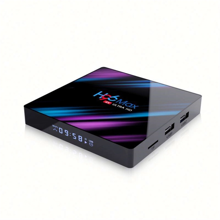 Android TV Box 10,0 4GB 64GB Dual WiFi BT 4,0 Set-Top-Box H96 Max Rk3318 Smartbox ab Werk