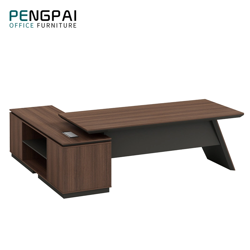 Pengpai Executive Modular Table Office Hotsale Functional Executive Table Specifications with Oblique Legs