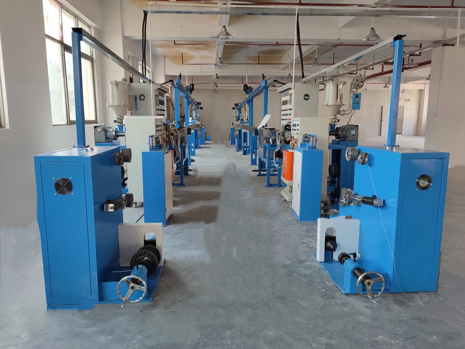 Fluorine Plastic Cable Extrusion Machine/PTFE Cable Manufacture Line