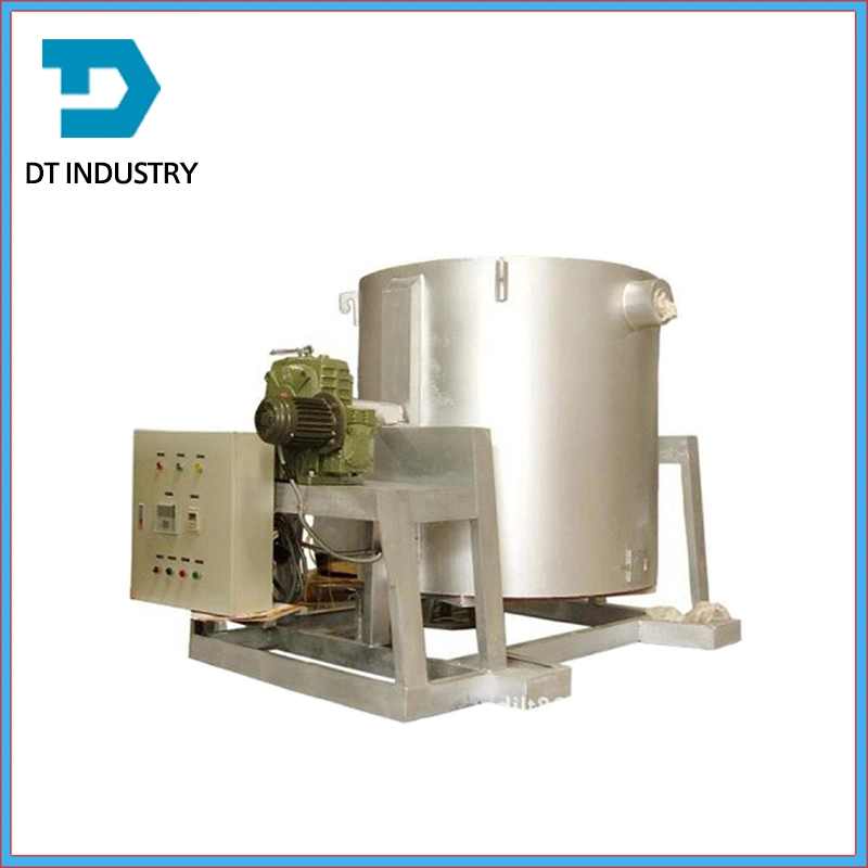 350kg Tilting MID-Frequency Crucible Aluminum Melting Furnace