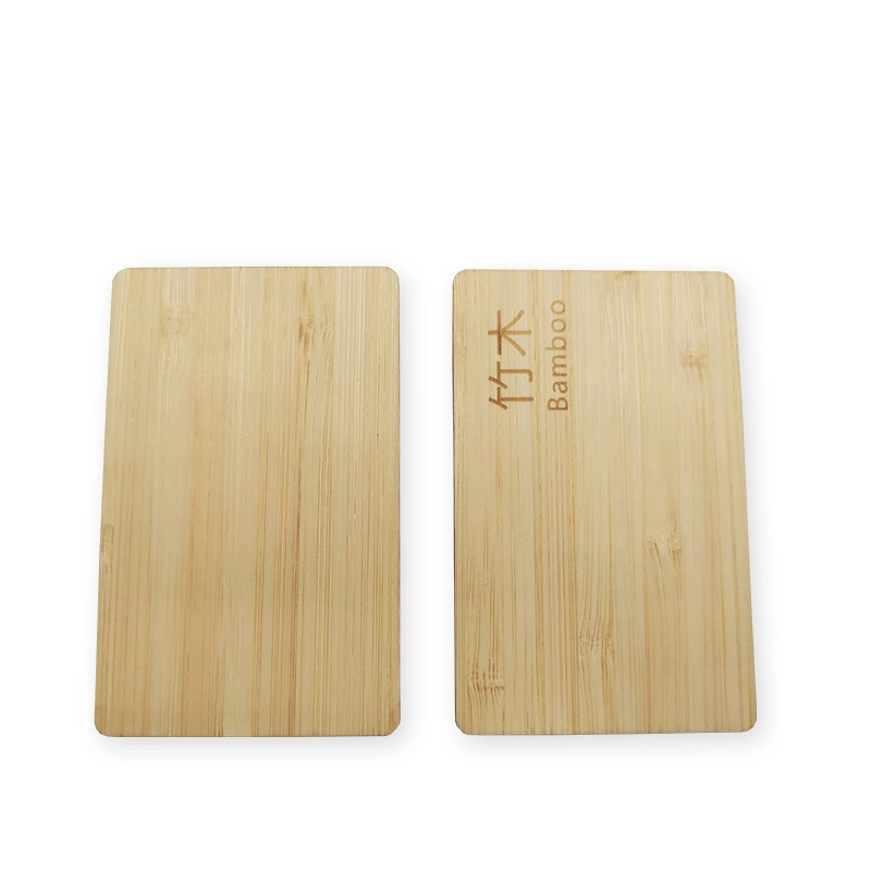 ISO14443A Smart Ntag 213 NFC Bamboo Wood Business Cards