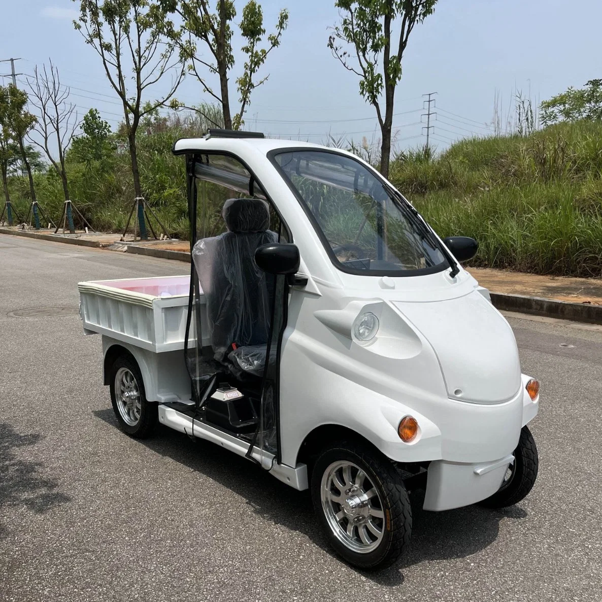 Günstige Großhandel kleine elektrische Lieferung Van Mini Cargo Truck mit Feld