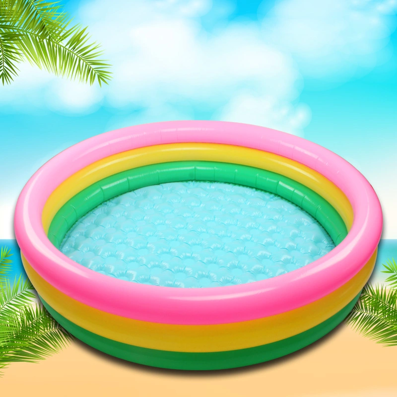 Colorful Three-Ply Inflatable PVC Eco-Friendly Paddling Pool for Kids