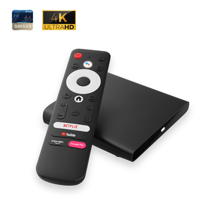 10.0 de más reciente de Android TV Box Google Voice Search Amlogic S905X3 Quad Core de 4K HDR ATV Smart Box Widewine Decodificador.