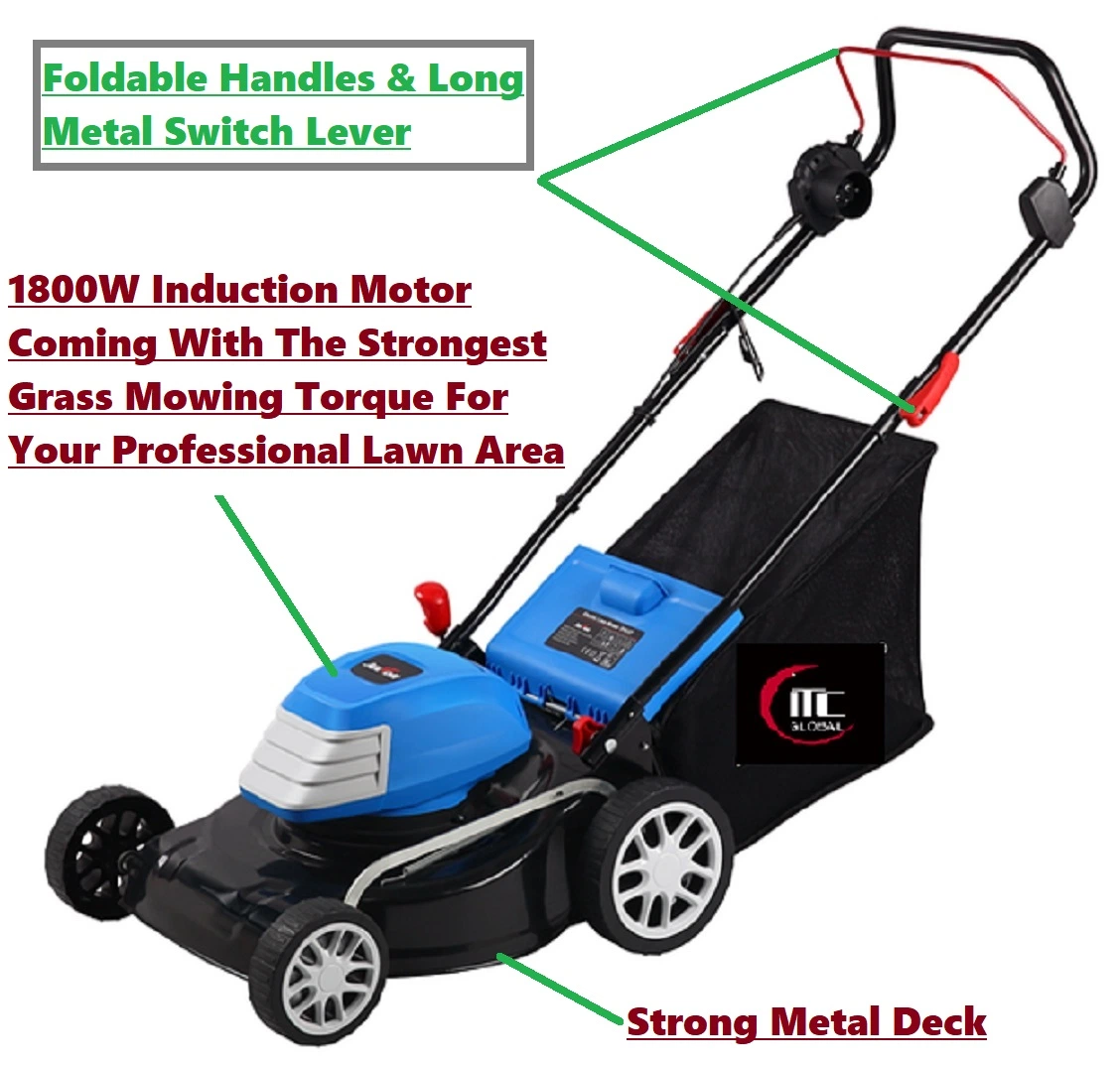 Gelw022 Induction Motor Powerful Electric Lawnmower-Garden Power Tools