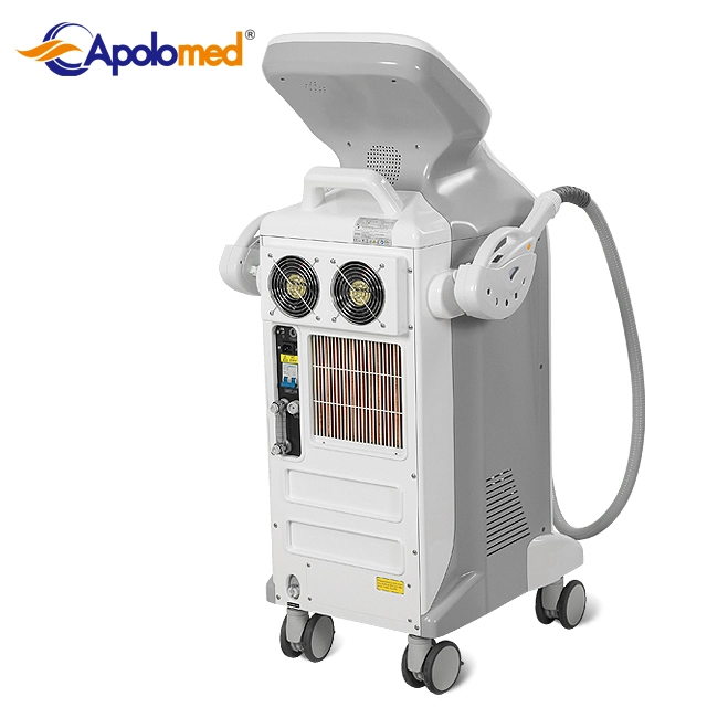 Vertical E-Light IPL Hair Removal and Skin Rejuvenation Equipment with 2 Handpieces