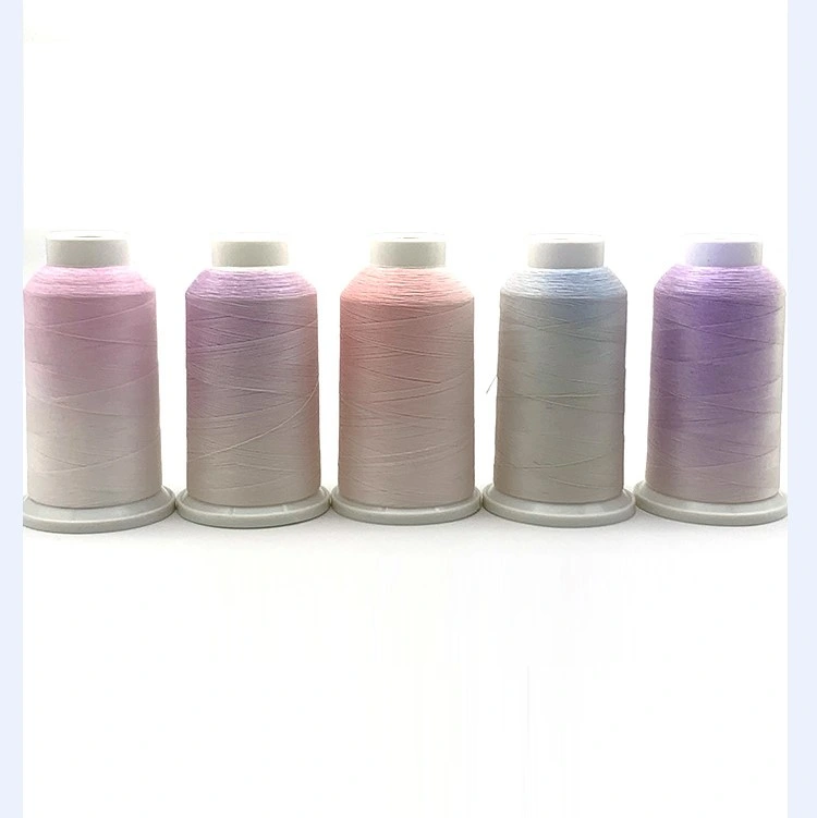 High quality/High cost performance  Color Changing Solar Active Photochromic Polyester Embroidery Thread120d 150d