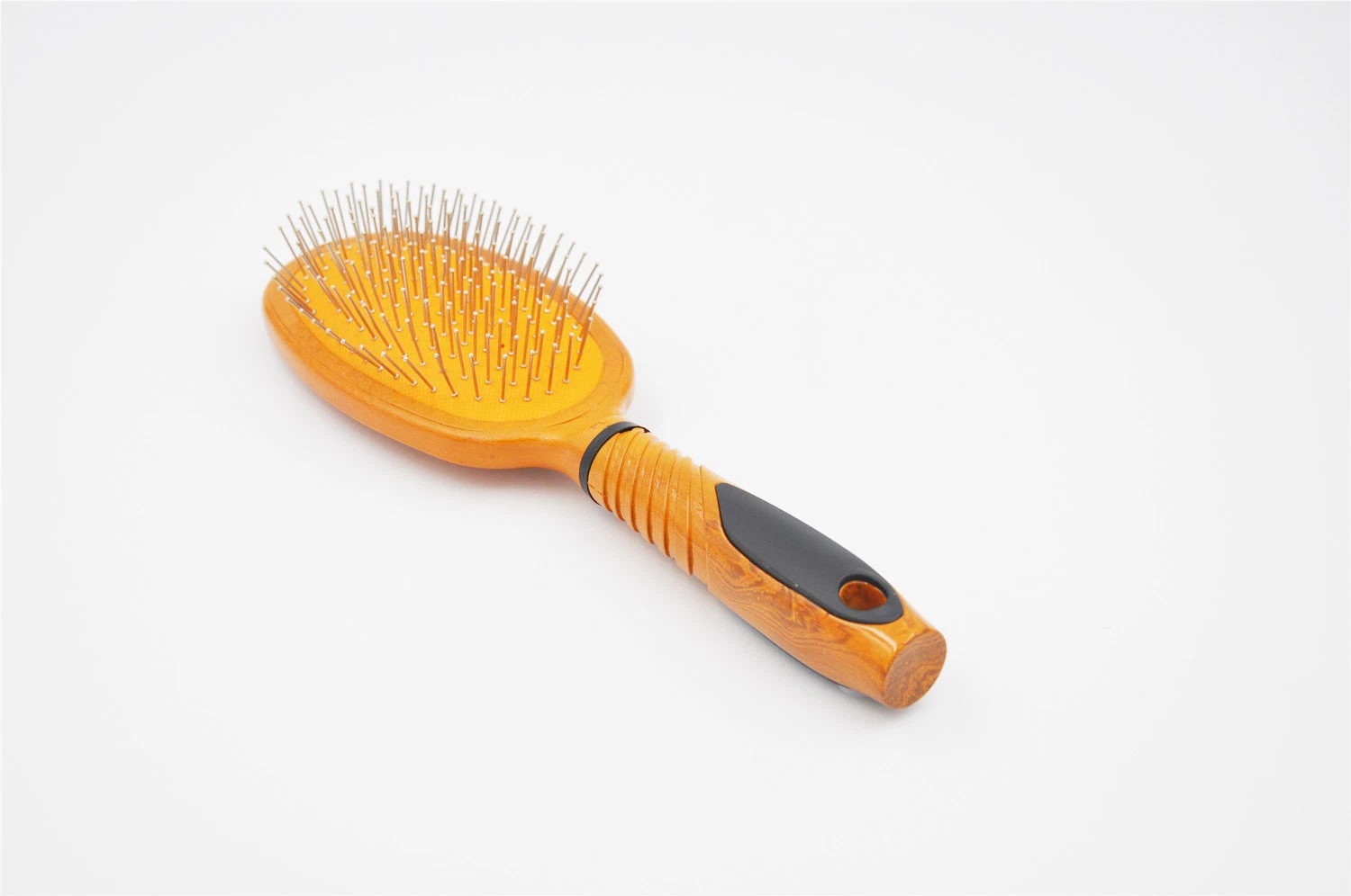 Water Transfer Wooden Effect Hair Brush