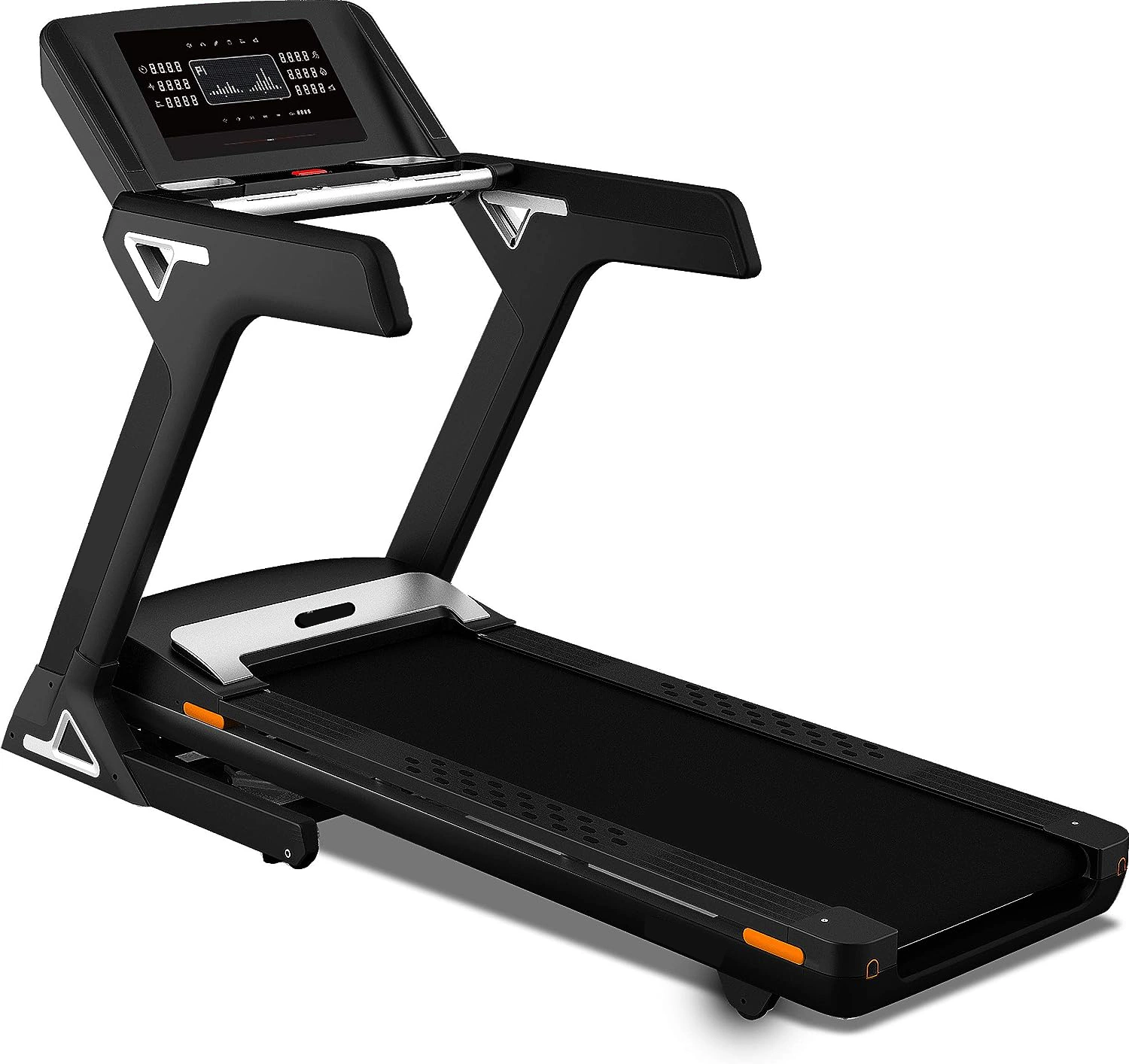 Premium Commercial AC Motorized Treadmill LED Display Automatic Incline for Home Gym Workout