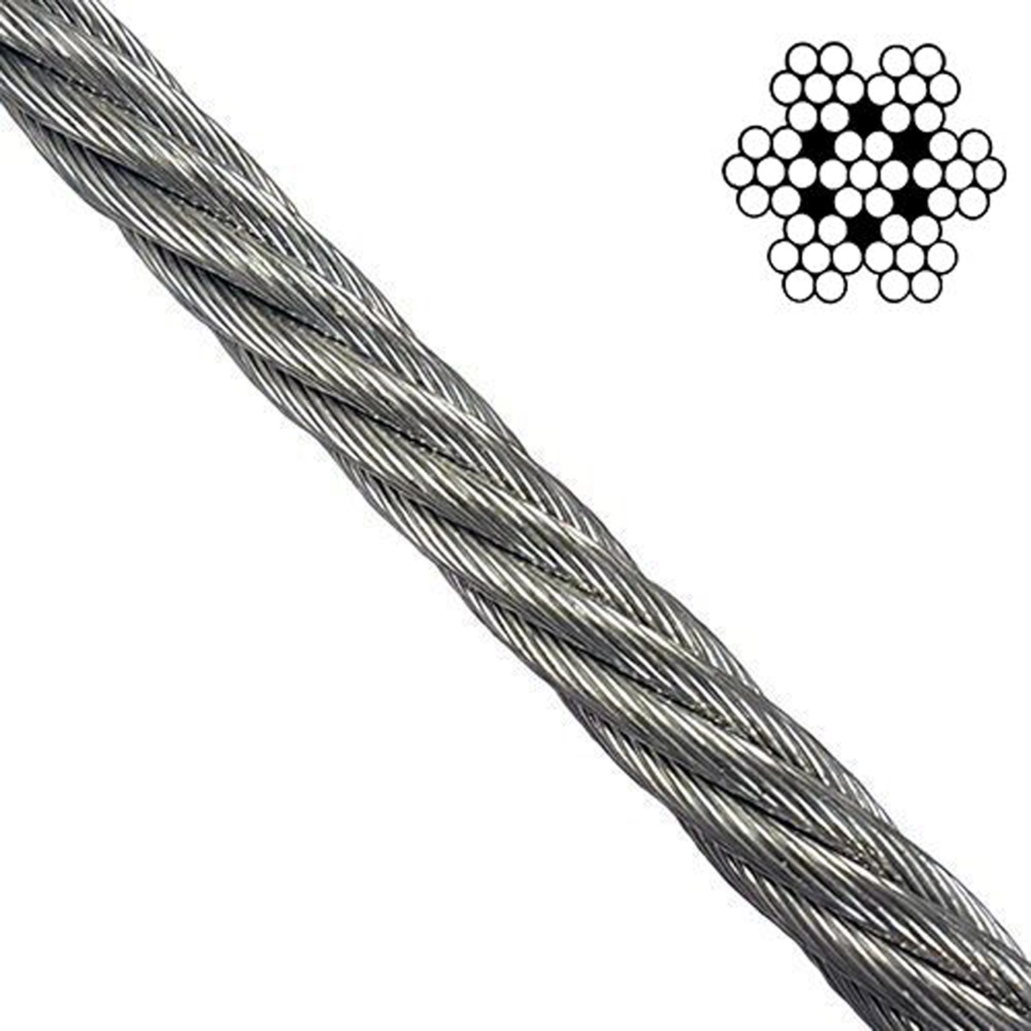 Cable de acero galvanizado de alta calidad