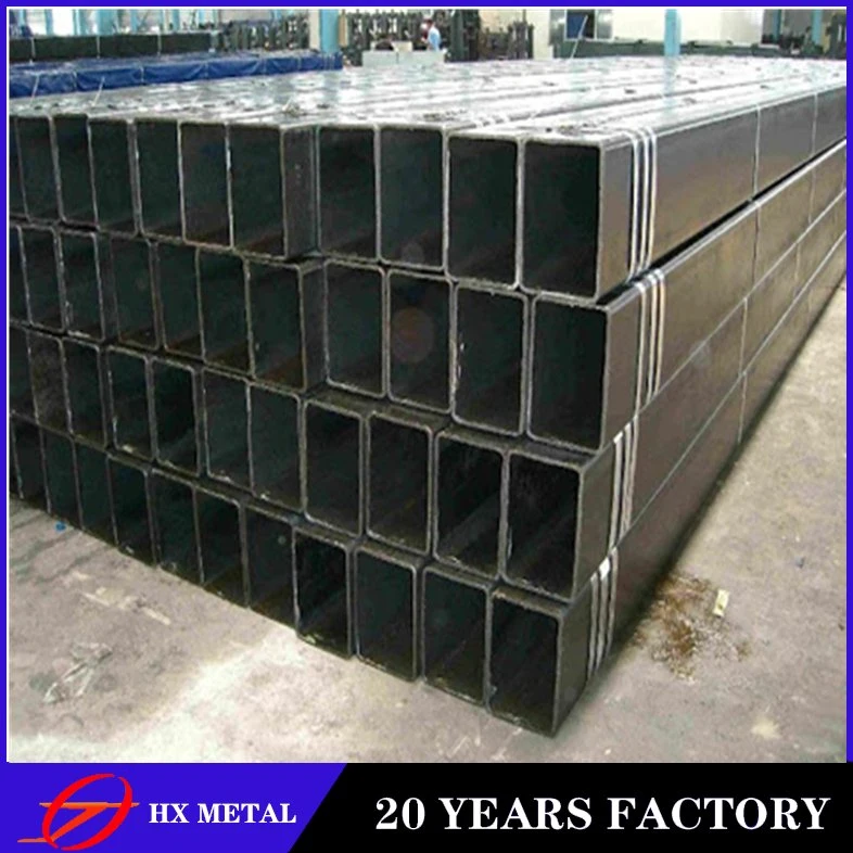 Q235 En10219 Black Square/Rectangular Steel Pipe Weld