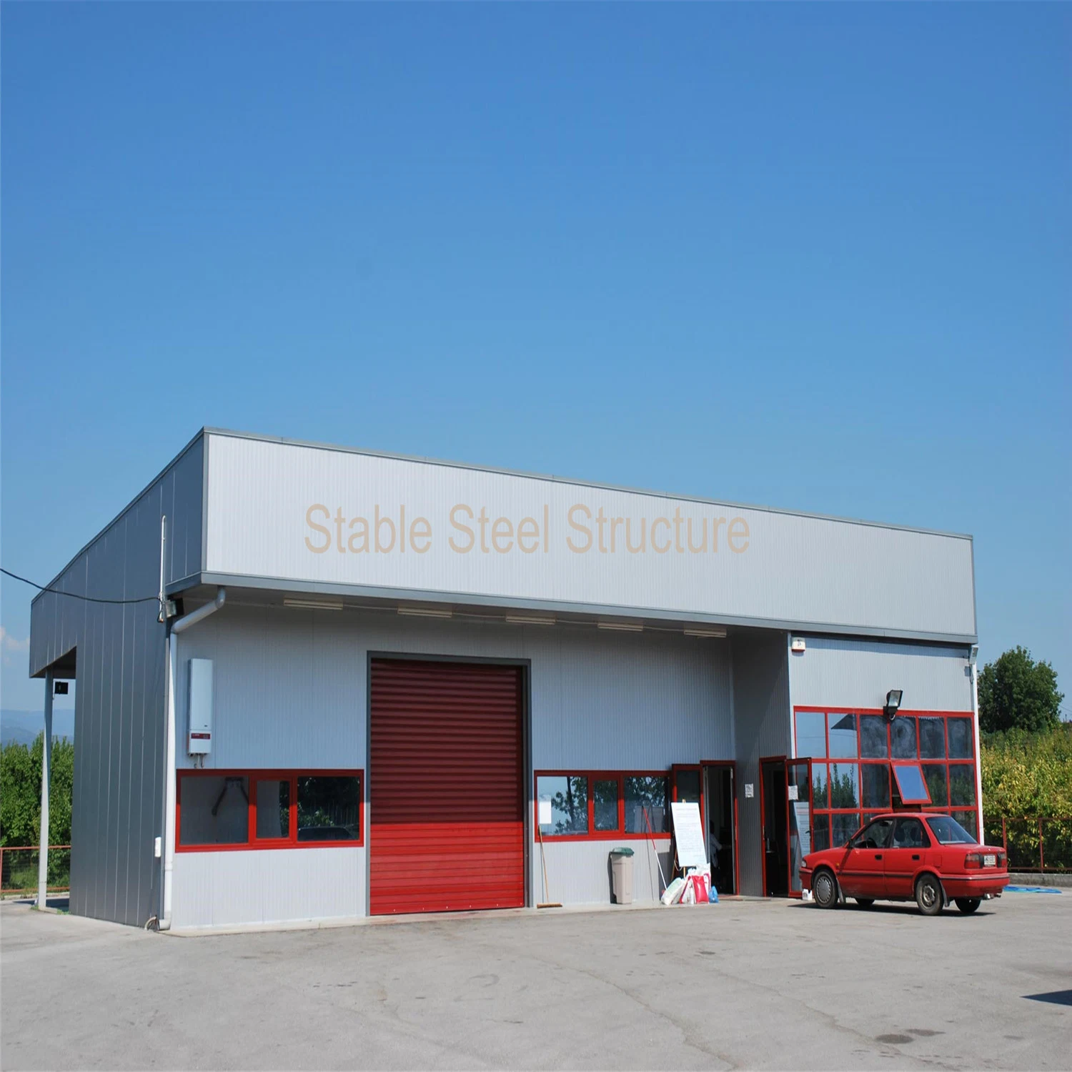 Modern Commercial Prefabricated Steel Structure Prefab Workshop Building Construction with Large Space