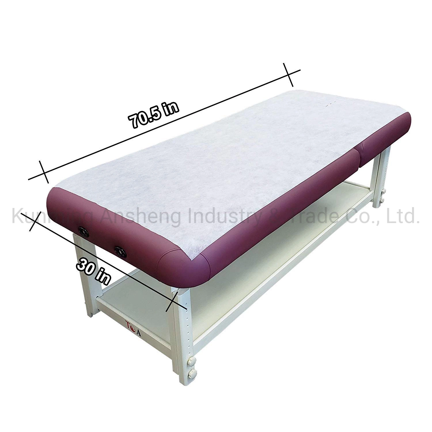 Chine lit jetable d'hôpital draps en rouleau autres consommables médicaux Fournisseur de tapis absorbants chirurgicaux