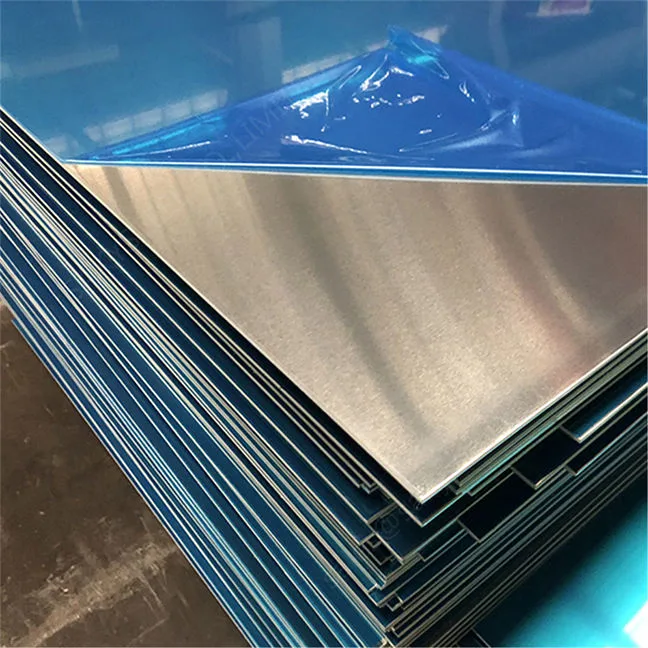 لوحة الحماية من الألومنيوم PVC Film Protected Plate 6061-T651 5052 5083 5754 7075 الألومنيوم ورقة