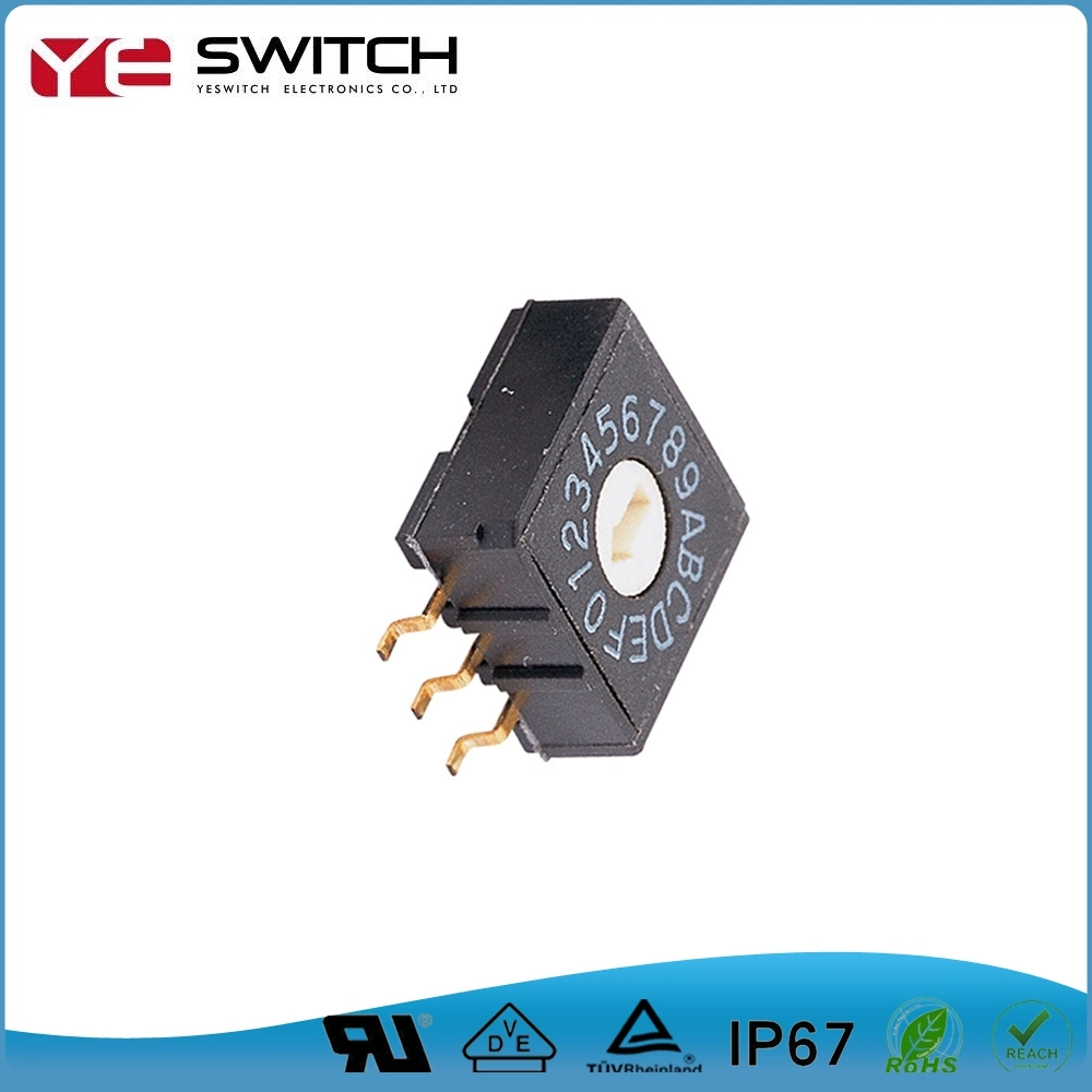 Mini Electronic Changeover Rotary Selector Switch with Short Handle