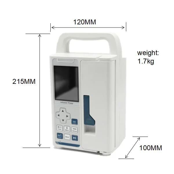 CE Micro automatique volumétrique de l'ISO de la pompe à perfusion intraveineuse seringue