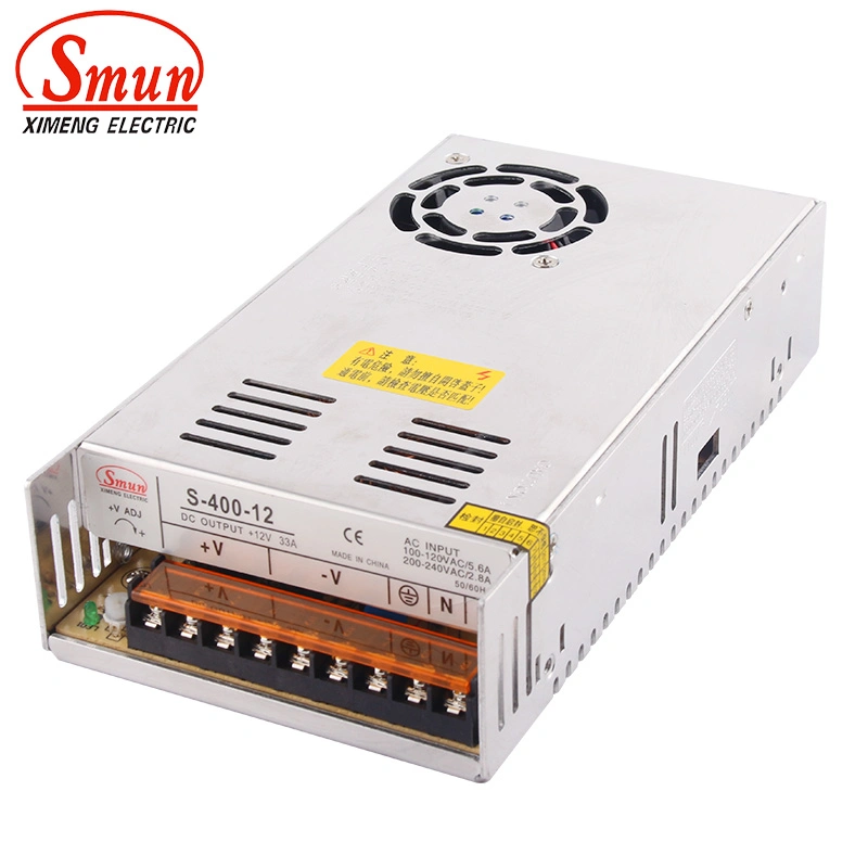 Smun S-350-12 110V/220V Entrada 350W 12V 29A Salida Fuente de Alimentación Conmutada AC-DC SMPS