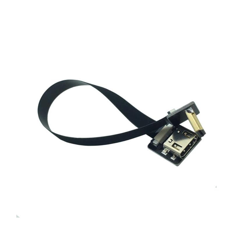 Fpv 90 Degree up Angle HDMI Type a Male to HDMI Female HDTV Flat Cable