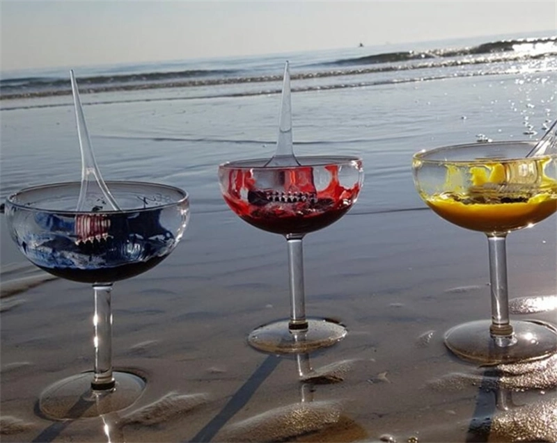 Party Acrylic Outdoor Plastic Margarita Glasses Wholesale/Supplier 440ml Plastic Cocktail Glasses