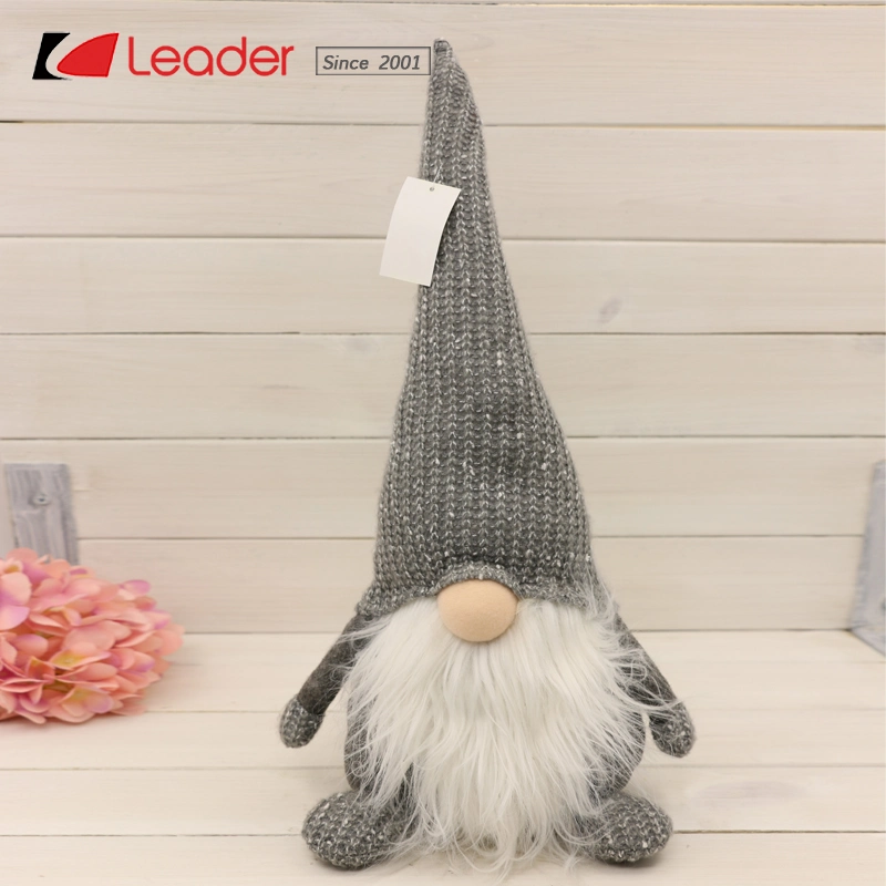 Noël élégant de haute qualité tissu brun sombre suédois Gnome Articles pour la maison de vacances et de décoration de cadeaux, de personnaliser vos propres poupées en peluche nordique de Noël