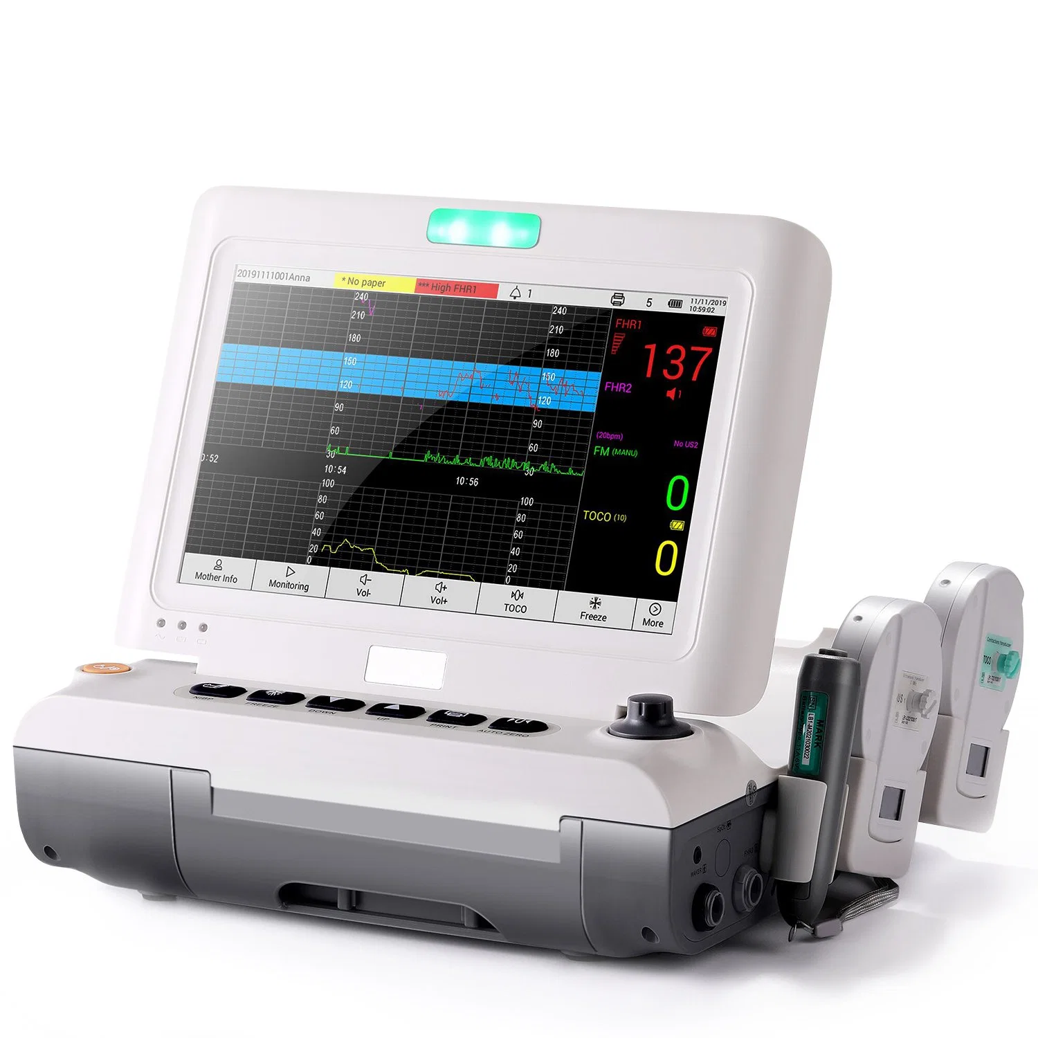 Ms-F900 Ctg Machine Maternal Cardiotocograph Heart Rate Fetal Monitor