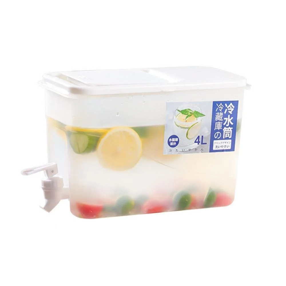 4L Water Container with Faucet Fresh Fruit Drink Dispenser Esg20849